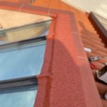 Réparation de verrière et de de solin sur toiture
